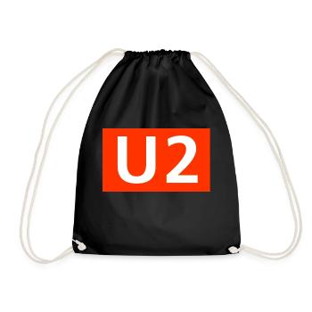 Subway line 2 Berlin - Drawstring Bag - black - Front