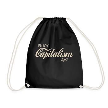 Enjoy Capitalism light - Sac de sport léger - noir - Devant