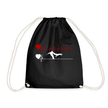 Heartbeat IGP Schutzhund Hundesport - Turnbeutel - Schwarz - Vorne
