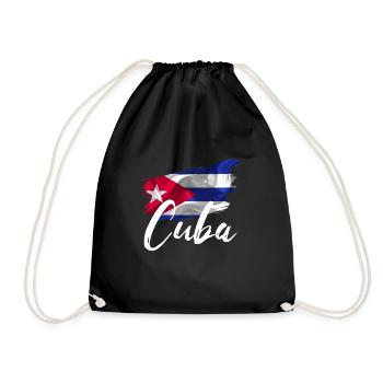 Cuba Pavillon Cubain - Sac de sport léger - noir - Devant