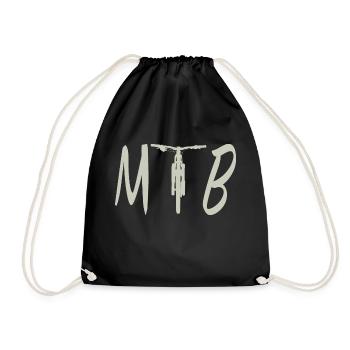 VTT VTT Vélo Cadeau - Sac de sport léger - noir - Devant