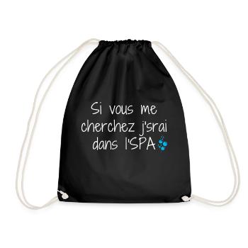 Idée cadeau fun relaxation - Sac de sport léger - noir - Devant