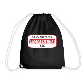 Lebakas - Bayern - Turnbeutel - Schwarz - Vorne