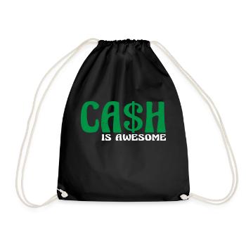L’argent est génial 11 - Sac de sport léger - noir - Devant