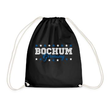 Bochum - Turnbeutel - Schwarz - Vorne
