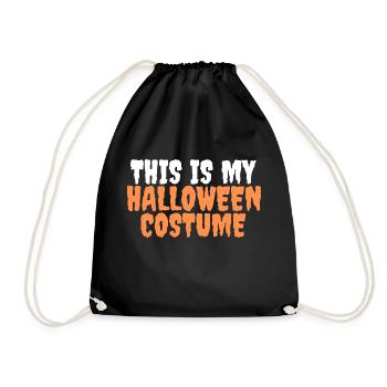 Ceci est mon costume d’Halloween t-shirt costume costume - Sac de sport léger - noir - Devant