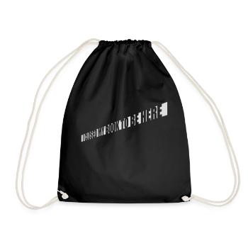 J’ai fermé mon livre - Sac de sport léger - noir - Devant