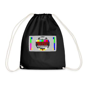 Boycott Qatar shut down Qatar No to the World Cup in QTR - Drawstring Bag - black - Front