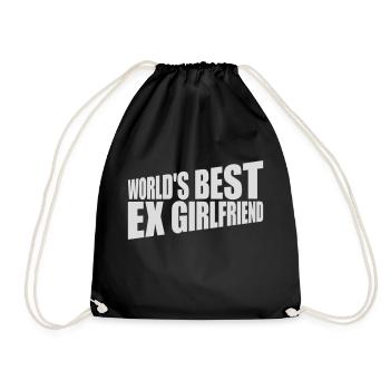 worlds best ex girlfriend - Turnbeutel - Schwarz - Vorne