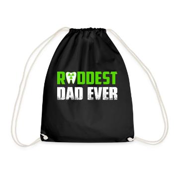 Raddest Dad Ever Radiology X-Ray Rad Tech - Turnbeutel - Schwarz - Vorne