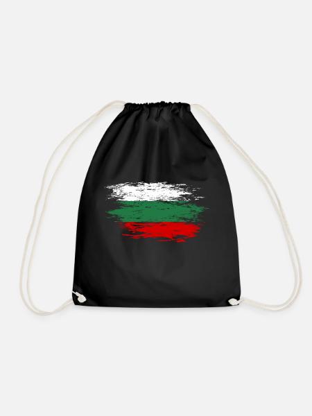 Bulgarien Flagge used - Turnbeutel - Schwarz
