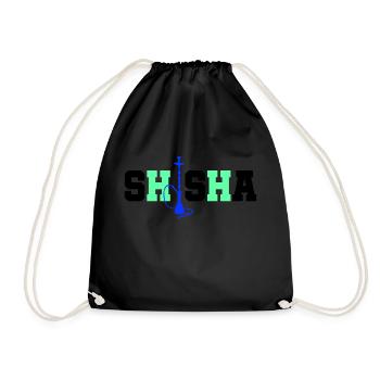 Hookah - Drawstring Bag - black - Front