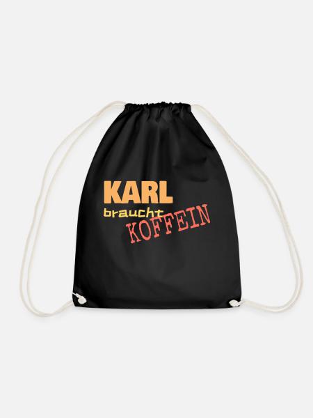 Karl - Turnbeutel - Schwarz