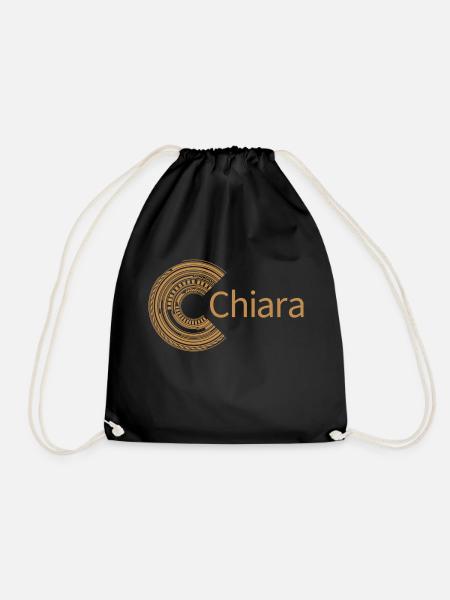 Für Chiara - Turnbeutel - Schwarz