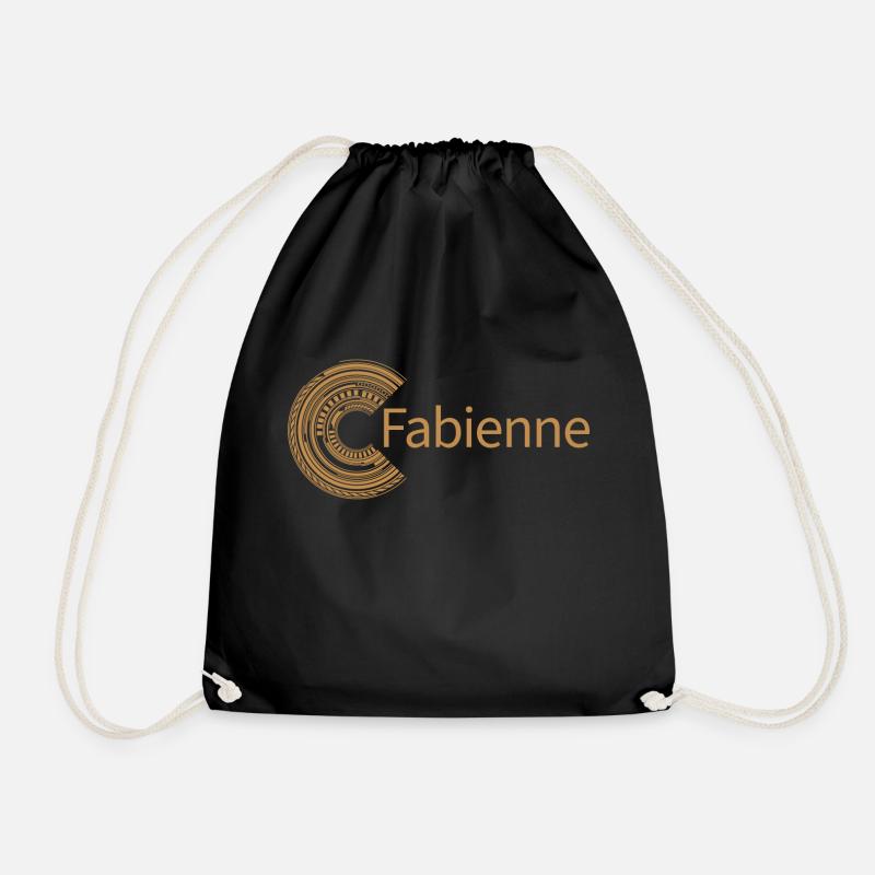 Für Fabienne - Turnbeutel - Schwarz
