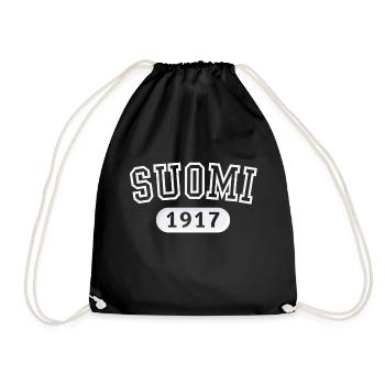 Finlande Finlande 1917 - Sac de sport léger - noir - Devant