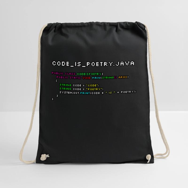 Le code est poetry.java Sac de sport léger