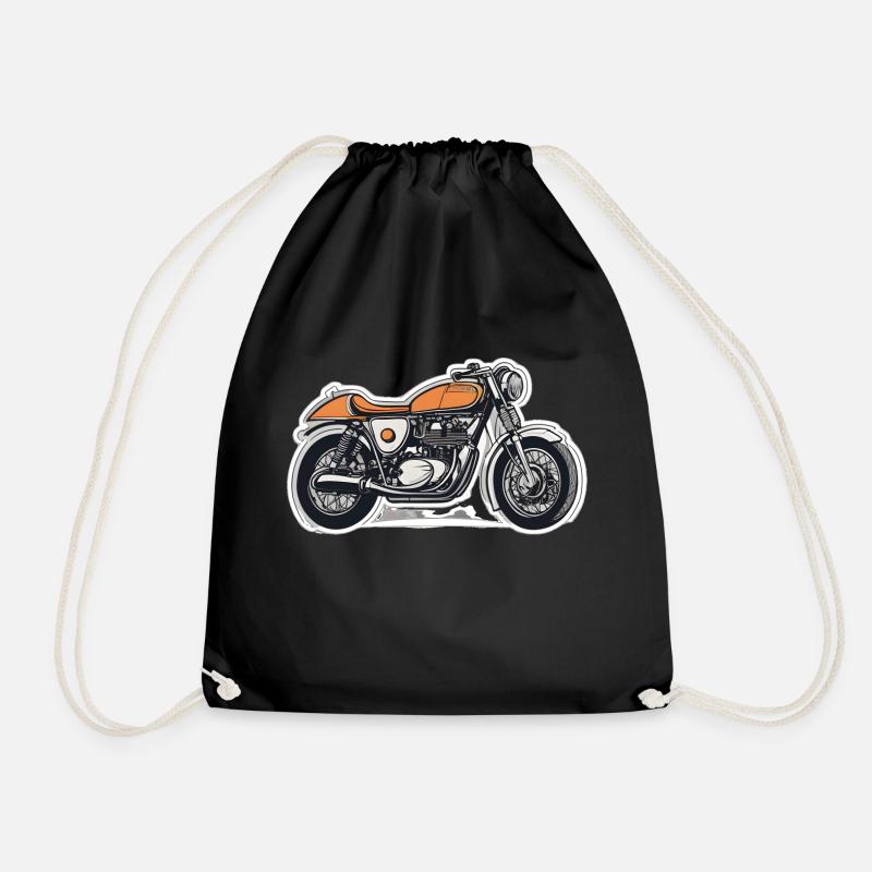Vintage Dreams - Drawstring Bag - black