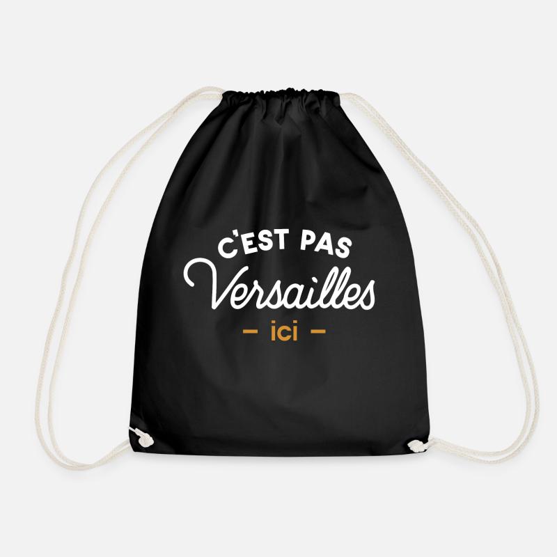 C'est pas Versailles ici - Sac de sport léger - noir