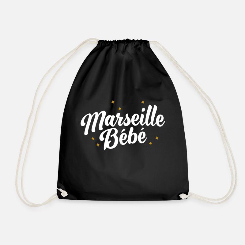 Marseille bébé - Sac de sport léger - noir