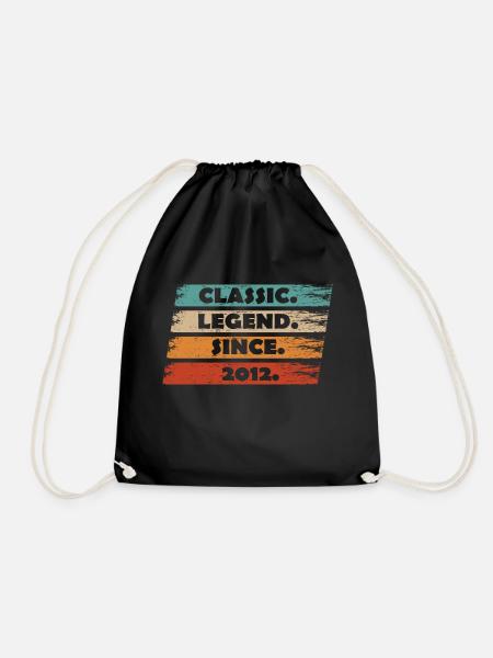 12th Anniversary 2012 - Legend since vintage ret - Drawstring Bag - black
