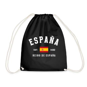 España Est 1492 Reino de España - Drawstring Bag - black - Front
