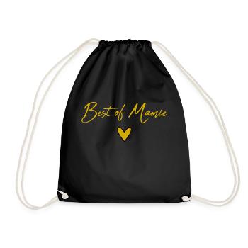 GRANNY. MOTHER'S DAY. HAPPY BIRTHDAY GRANDMA. I LOVE YOU - Drawstring Bag - black - Front