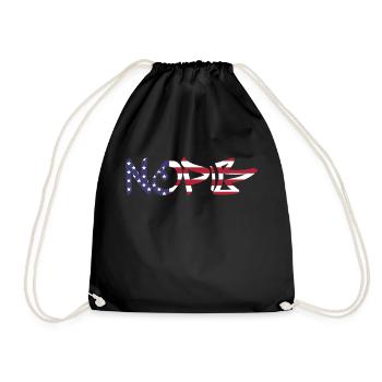 No Kings in America since 1776 - Turnbeutel - Schwarz - Vorne