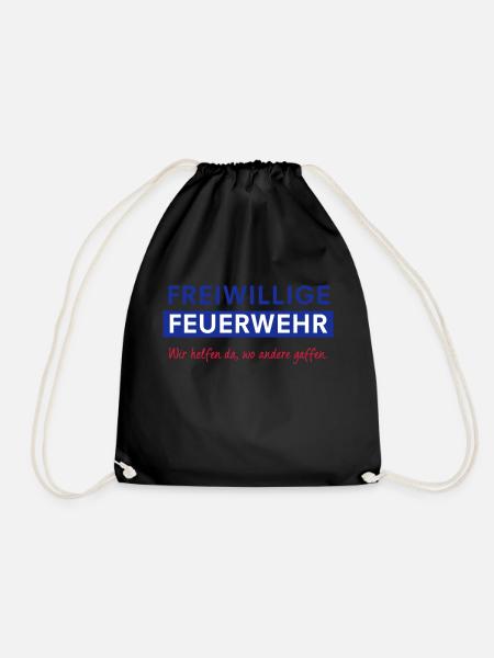 Freiwillige Feuerwehr - Turnbeutel - Schwarz