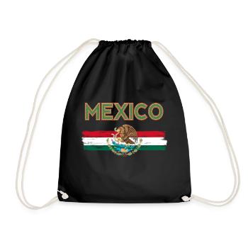 Drapeau MEXIQUE - Sac de sport léger - noir - Devant