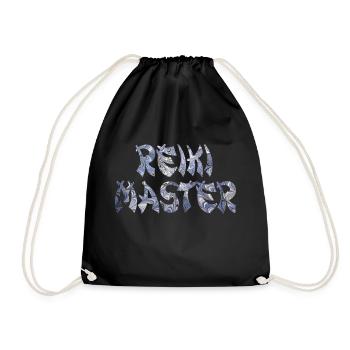 reiki master e 44 - Turnbeutel - Schwarz - Vorne