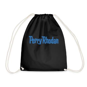 Perry Rhodan logo blue - Drawstring Bag - black - Front