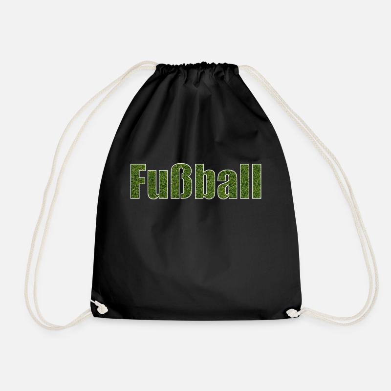 Fussball - Turnbeutel - Schwarz