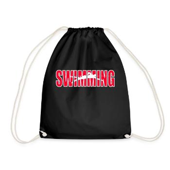 Natation natation - Sac de sport léger - noir - Devant