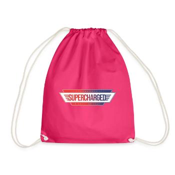 Supercharged - In Boost We Trust (Geschenk) - Turnbeutel - Fuchsia - Vorne