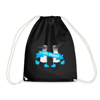Fou aux pieds bleus des îles Galapagos - Funny Gift - Sac de sport léger - noir - Devant