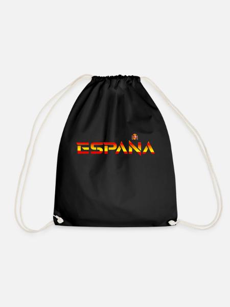 Flagge Spanien - ESPANA Limited Edition - Turnbeutel - Schwarz