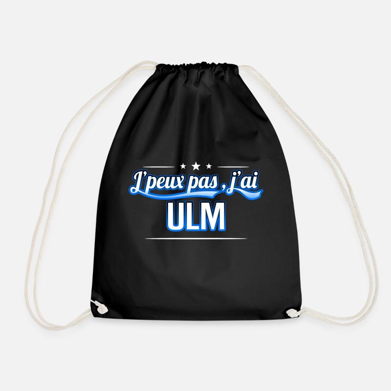 ULM - j'peux pas , j'ai ULM - Sac de sport léger - noir