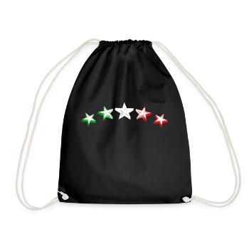 Stars Italy - Drawstring Bag - black - Front
