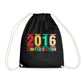 Jubiläumsgeschenk 2016 Limited Edition 2016 - Turnbeutel - Schwarz - Vorne
