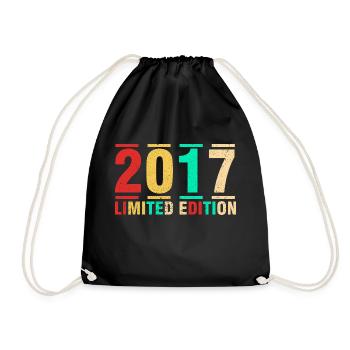 Jubiläumsgeschenk 2017 Limited Edition 2017 - Turnbeutel - Schwarz - Vorne