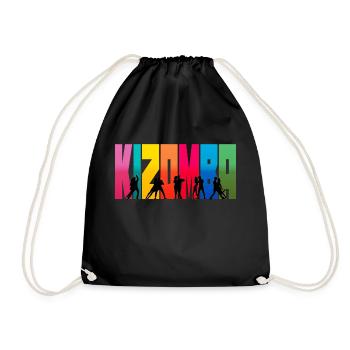 Kizomba Color v1 - Drawstring Bag - black - Front
