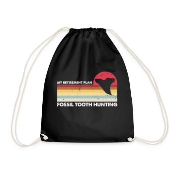 Conception de l’archéologie fossile Fossiles Chasseurs de fossiles - Sac de sport léger - noir - Devant