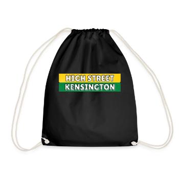 High Street Kensington Station - Drawstring Bag - black - Front