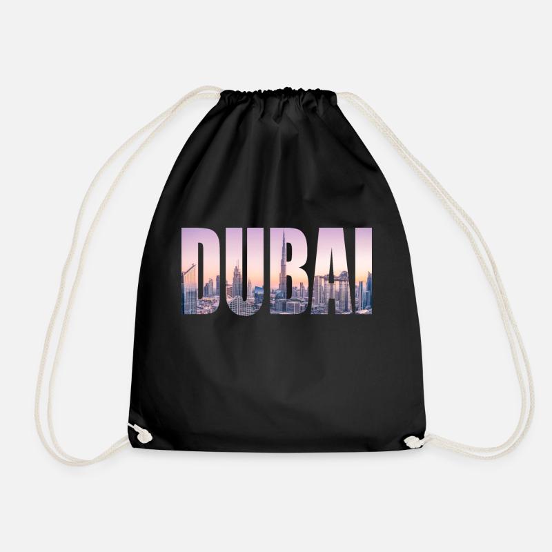 dubai - Turnbeutel - Schwarz