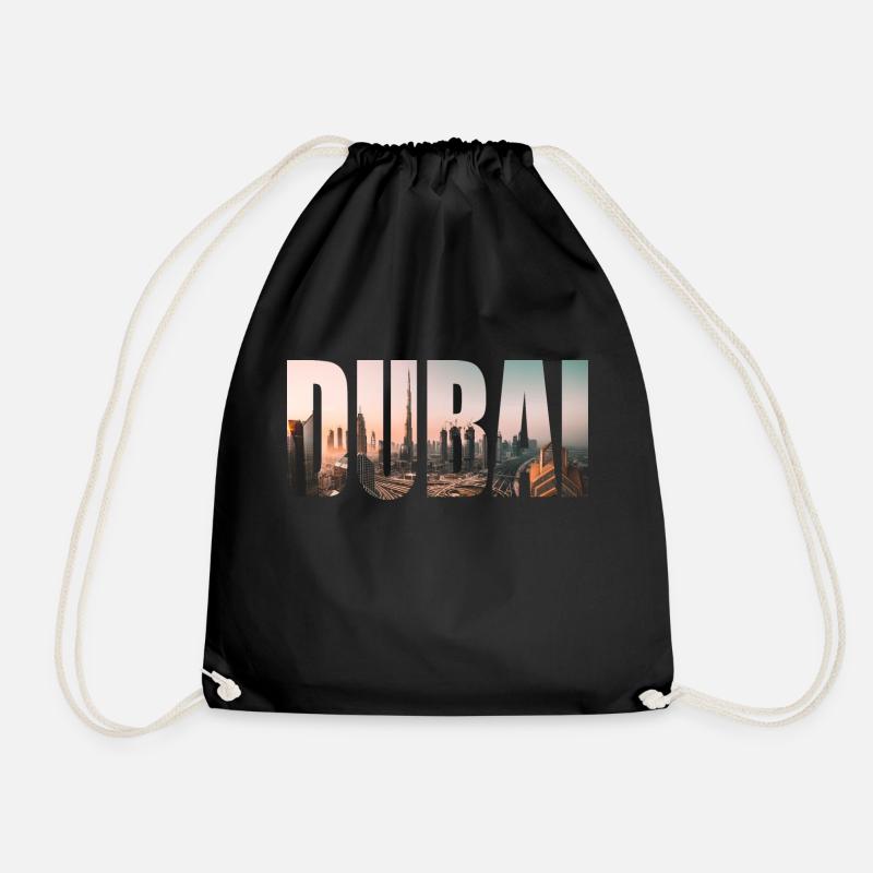 dubai - Turnbeutel - Schwarz