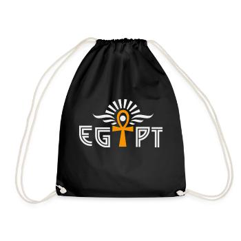 Egypte croix d'ankh - Sac de sport léger - noir - Devant