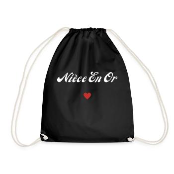 nièce en or - Sac de sport léger - noir - Devant