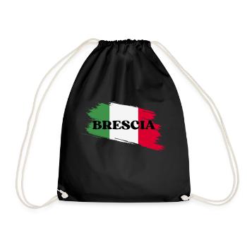 Bresscia Bella Italia - Turnbeutel - Schwarz - Vorne