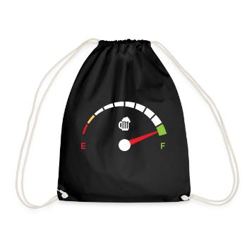 Puissance de la bière, Beerometer - Sac de sport léger - noir - Devant